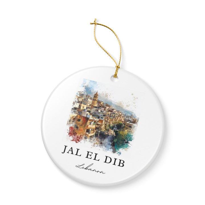 Jal El Dib Lebanon Ornament: Unique Jal El Dib Souvenir, Jal El Dib Lebanon Xmas Decor, and Authentic Jal El Dib Gift