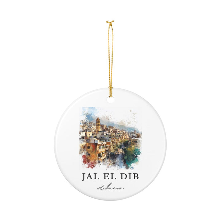 Jal El Dib Lebanon Ornament: Unique Jal El Dib Souvenir, Jal El Dib Lebanon Xmas Decor, and Authentic Jal El Dib Gift