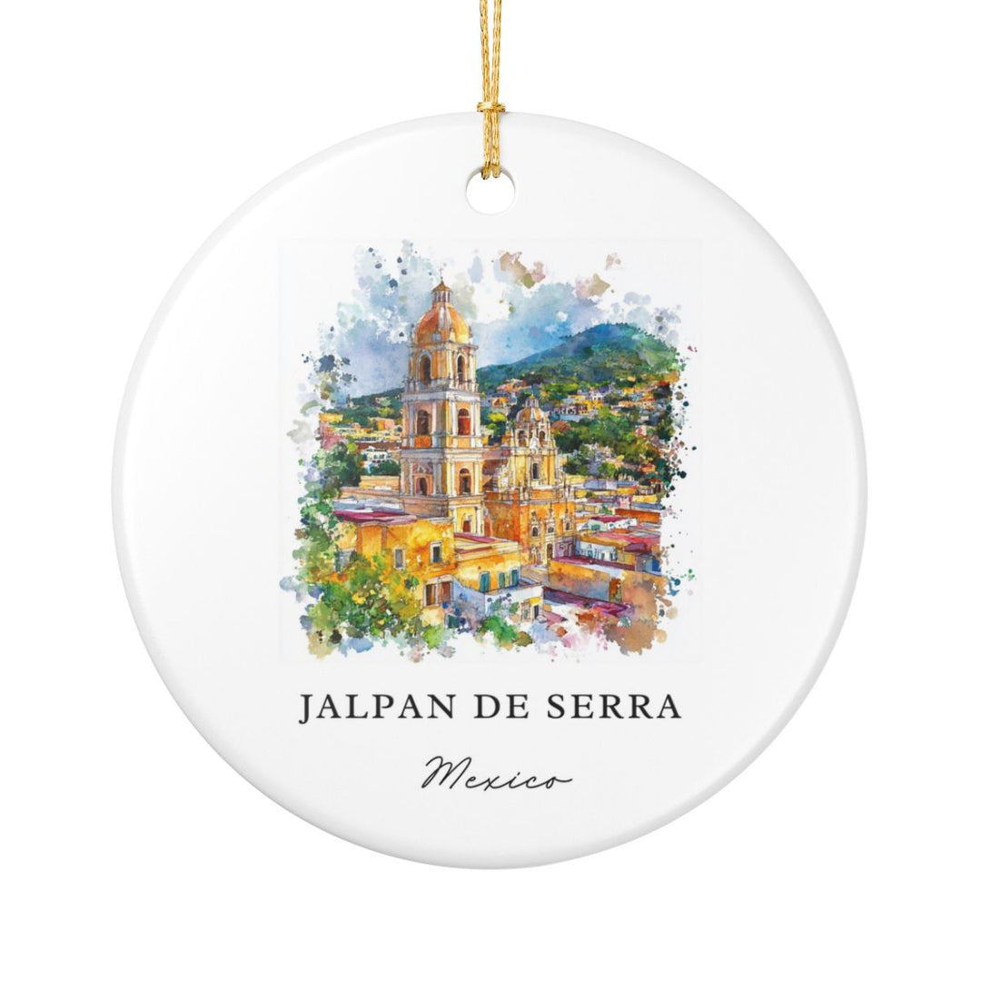 Jalpan de Serra Mexico Ornament: Unique Jalpan de Serra Souvenir, Jalpan de Serra Mexico Xmas Decor, and Authentic Jalpan de Serra Gift