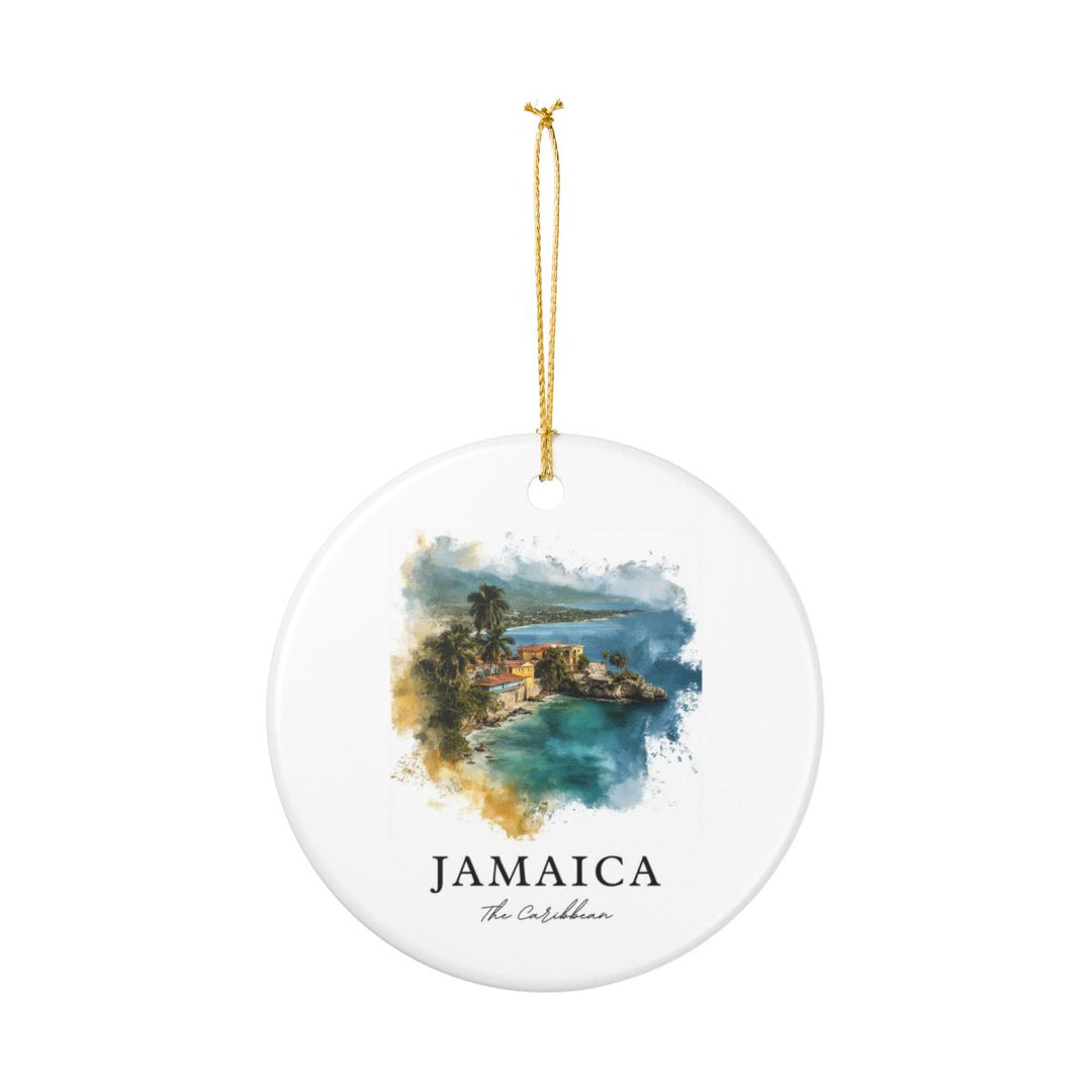 Jamaica Caribbean Ornament: Unique Jamaica Caribbean Souvenir, Jamaica Caribbean Xmas Decor, and Authentic Jamaica Caribbean Gift