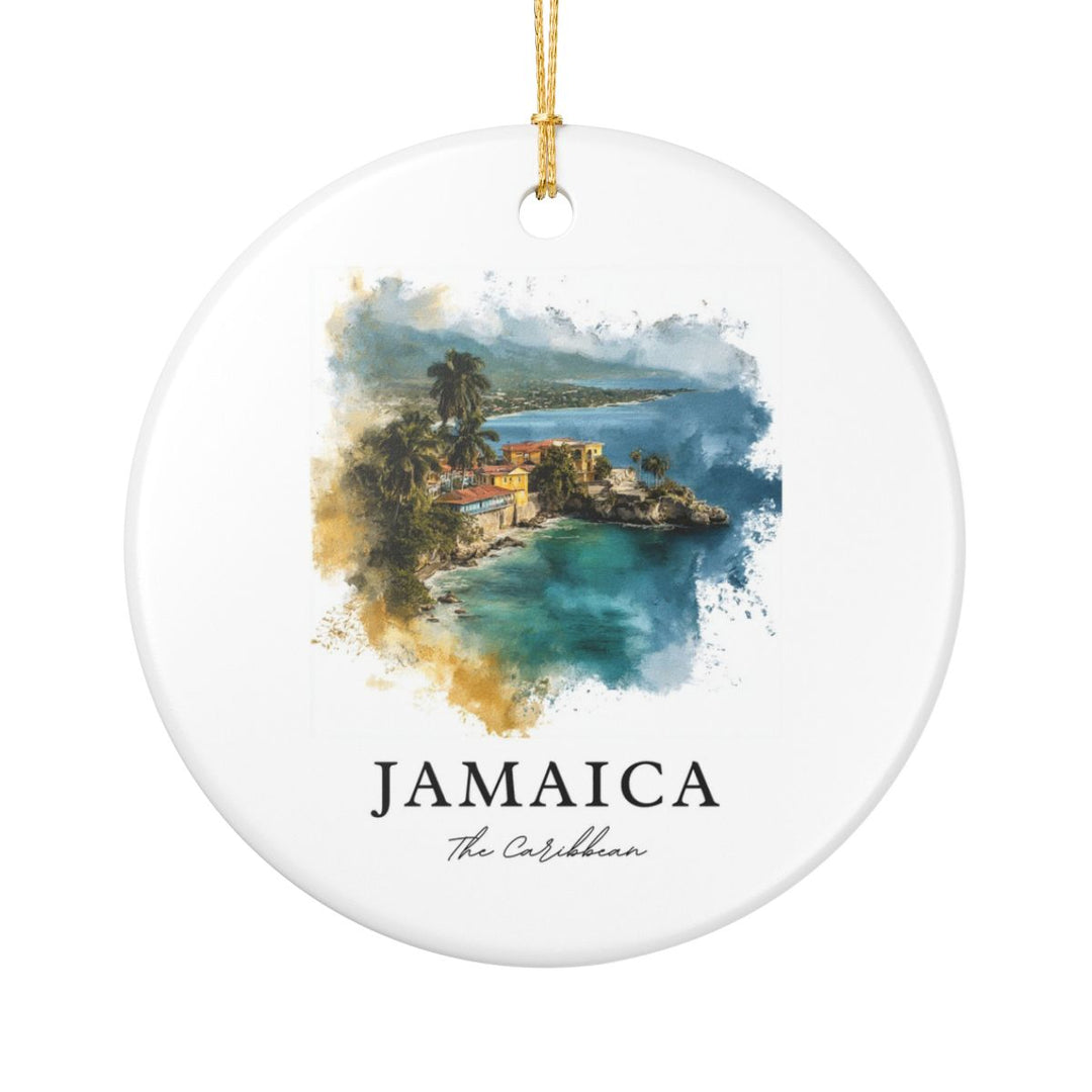 Jamaica Caribbean Ornament: Unique Jamaica Caribbean Souvenir, Jamaica Caribbean Xmas Decor, and Authentic Jamaica Caribbean Gift