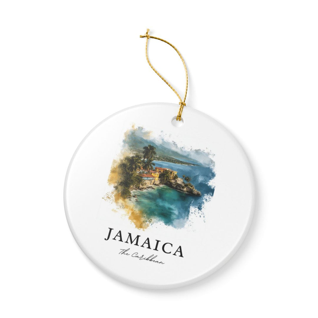 Jamaica Caribbean Ornament: Unique Jamaica Caribbean Souvenir, Jamaica Caribbean Xmas Decor, and Authentic Jamaica Caribbean Gift