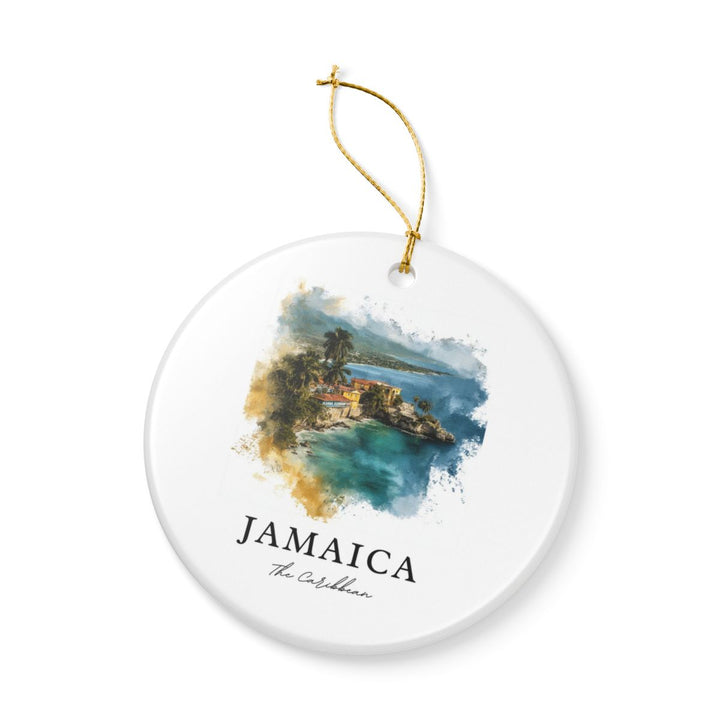 Jamaica Caribbean Ornament: Unique Jamaica Caribbean Souvenir, Jamaica Caribbean Xmas Decor, and Authentic Jamaica Caribbean Gift