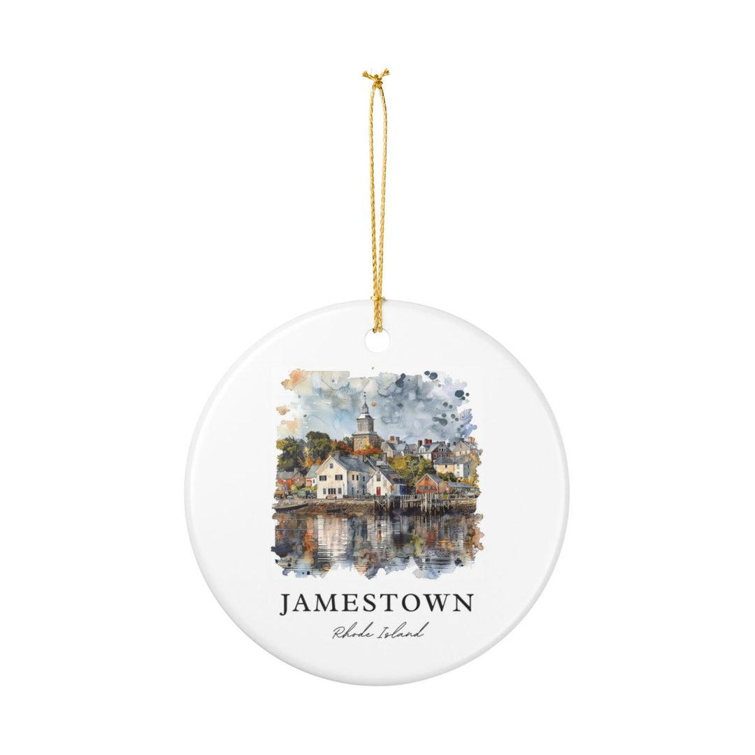 Jamestown Rhode Island Rhode Island Ornament: Unique Jamestown Rhode Island Souvenir, Jamestown Rhode Island Rhode Island Xmas Decor, and Authentic Jamestown Rhode Island Gift