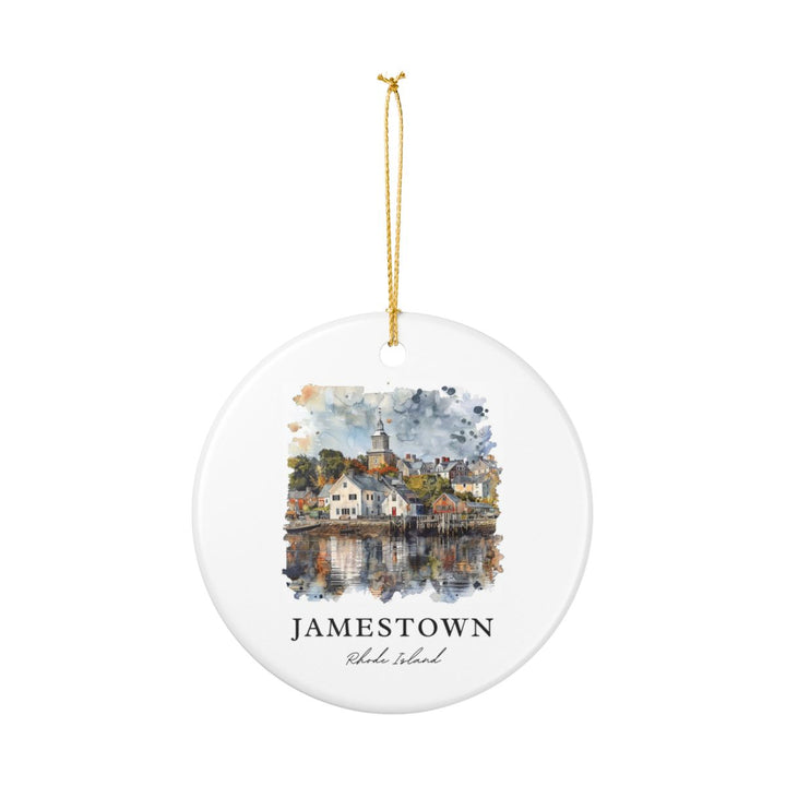 Jamestown Rhode Island Rhode Island Ornament: Unique Jamestown Rhode Island Souvenir, Jamestown Rhode Island Rhode Island Xmas Decor, and Authentic Jamestown Rhode Island Gift