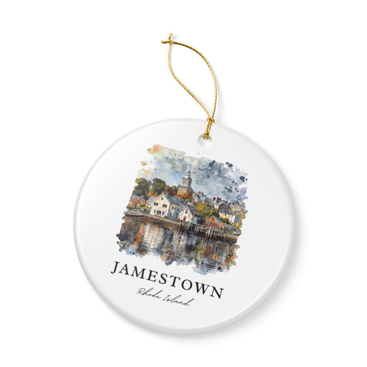 Jamestown Rhode Island Rhode Island Ornament: Unique Jamestown Rhode Island Souvenir, Jamestown Rhode Island Rhode Island Xmas Decor, and Authentic Jamestown Rhode Island Gift