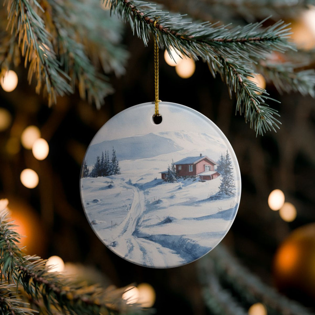 Jamtland County Sweden Ornament: Unique Jamtland County Souvenir, Jamtland County Sweden Xmas Decor, and Authentic Jamtland County Gift