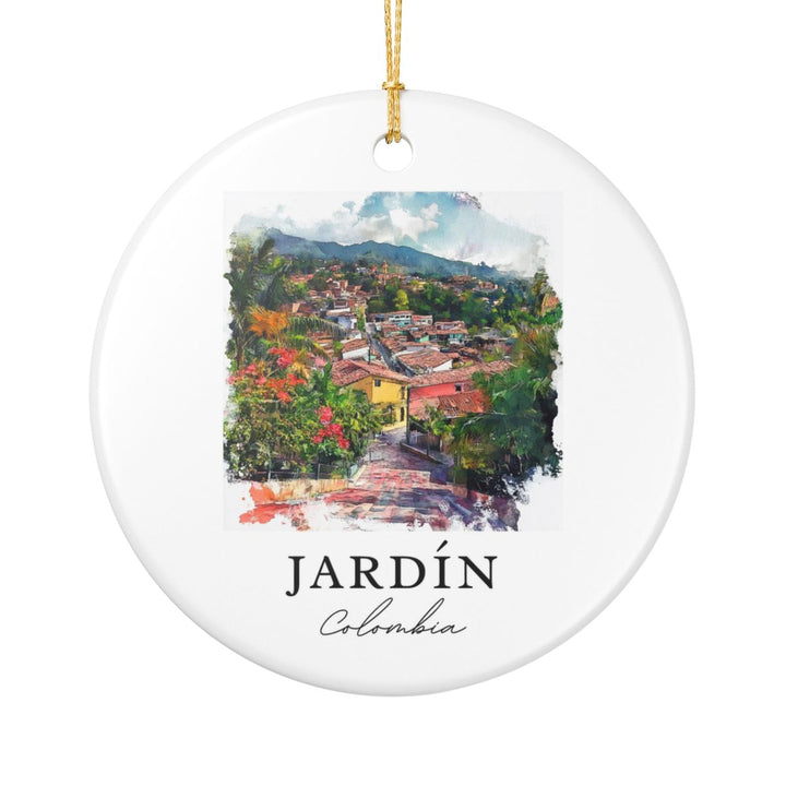 Jardin Colombia Ornament: Unique Jardin Colombia Souvenir, Jardin Colombia Xmas Decor, and Authentic Jardin Colombia Gift