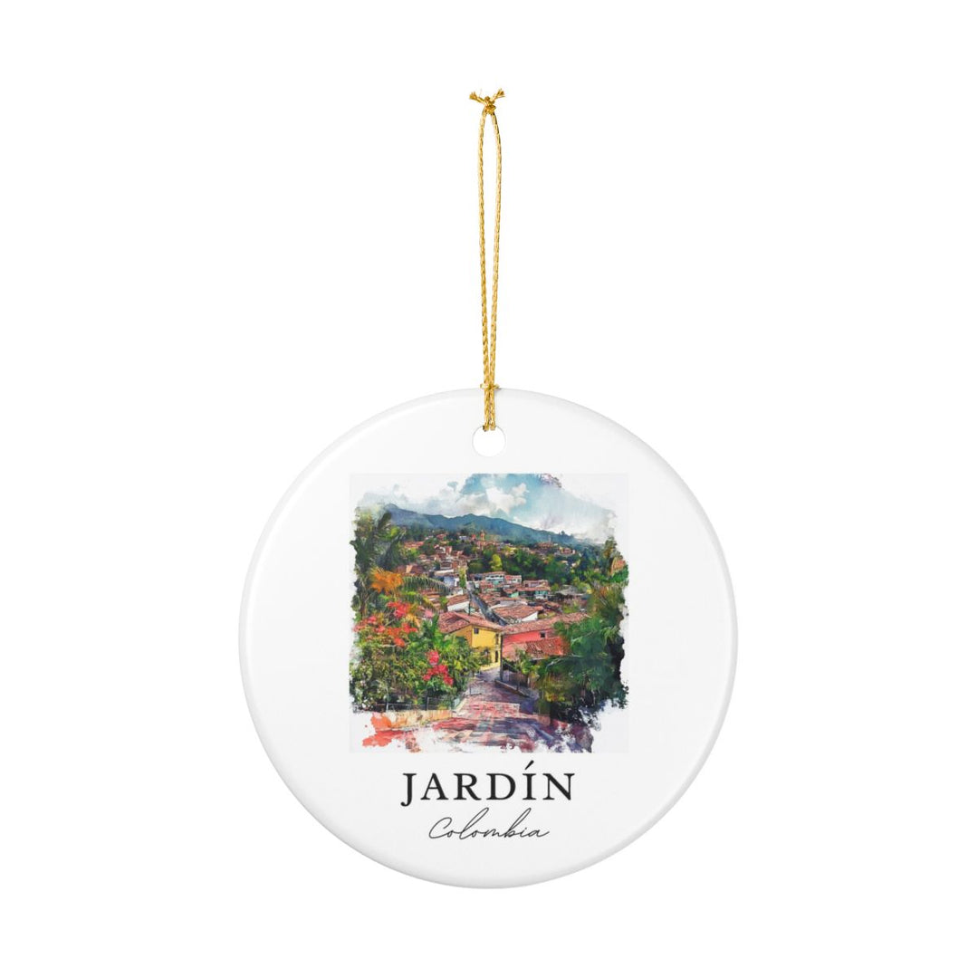 Jardin Colombia Ornament: Unique Jardin Colombia Souvenir, Jardin Colombia Xmas Decor, and Authentic Jardin Colombia Gift