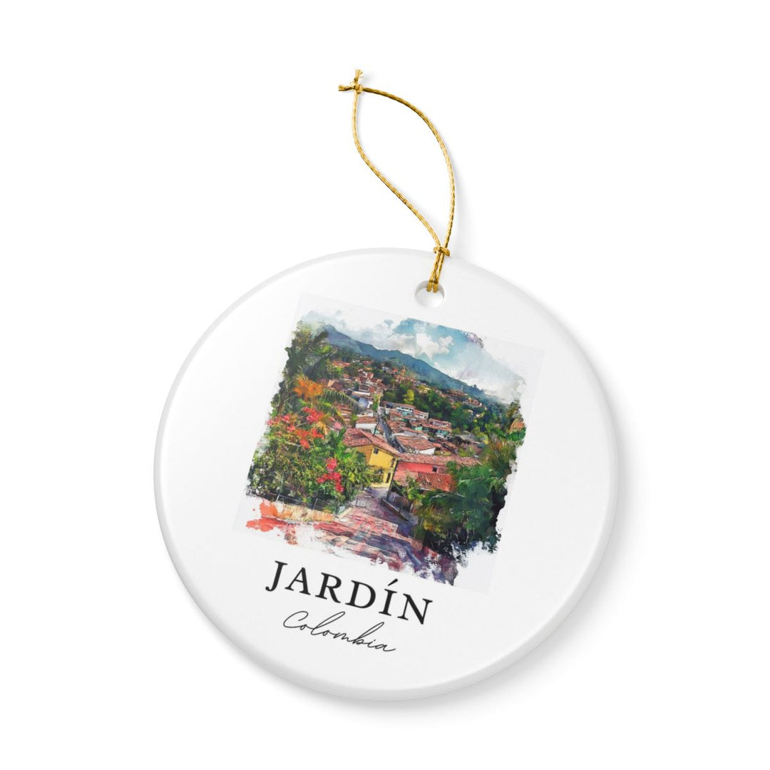 Jardin Colombia Ornament: Unique Jardin Colombia Souvenir, Jardin Colombia Xmas Decor, and Authentic Jardin Colombia Gift
