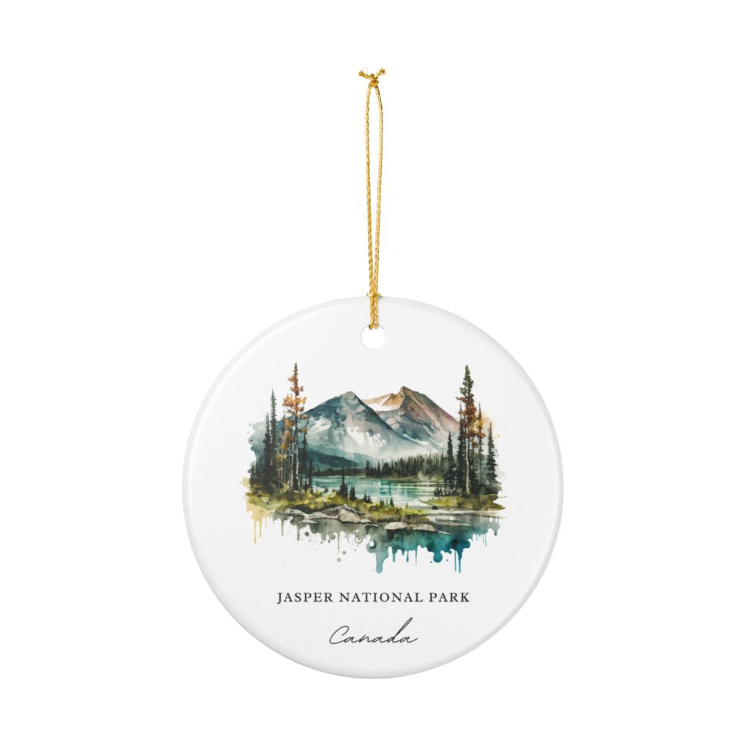 Jasper National Park Canada Ornament: Unique Jasper National Park Souvenir, Jasper National Park Canada Xmas Decor, and Authentic Jasper National Park Gift