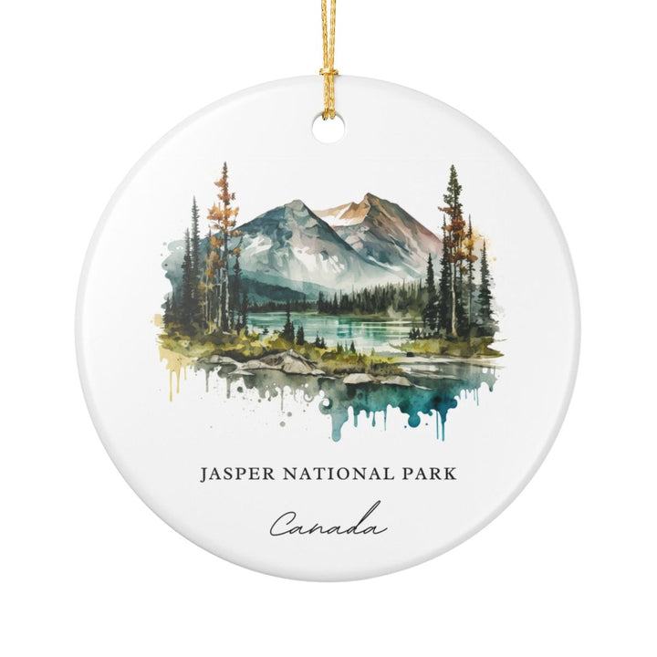 Jasper National Park Canada Ornament: Unique Jasper National Park Souvenir, Jasper National Park Canada Xmas Decor, and Authentic Jasper National Park Gift
