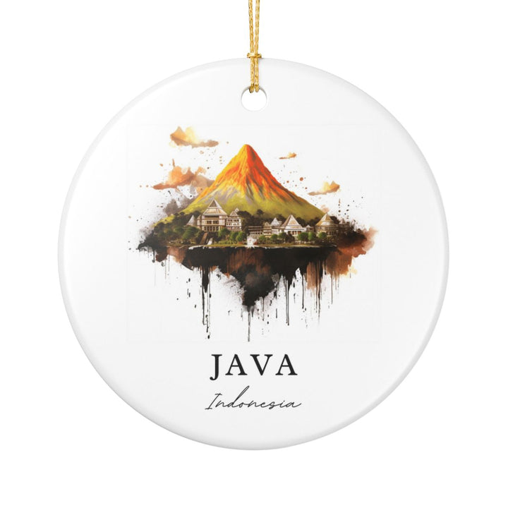 Java Indonesia Ornament: Unique Java Indonesia Souvenir, Java Indonesia Xmas Decor, and Authentic Java Indonesia Gift