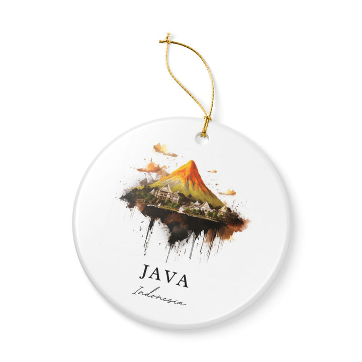 Java Indonesia Ornament: Unique Java Indonesia Souvenir, Java Indonesia Xmas Decor, and Authentic Java Indonesia Gift