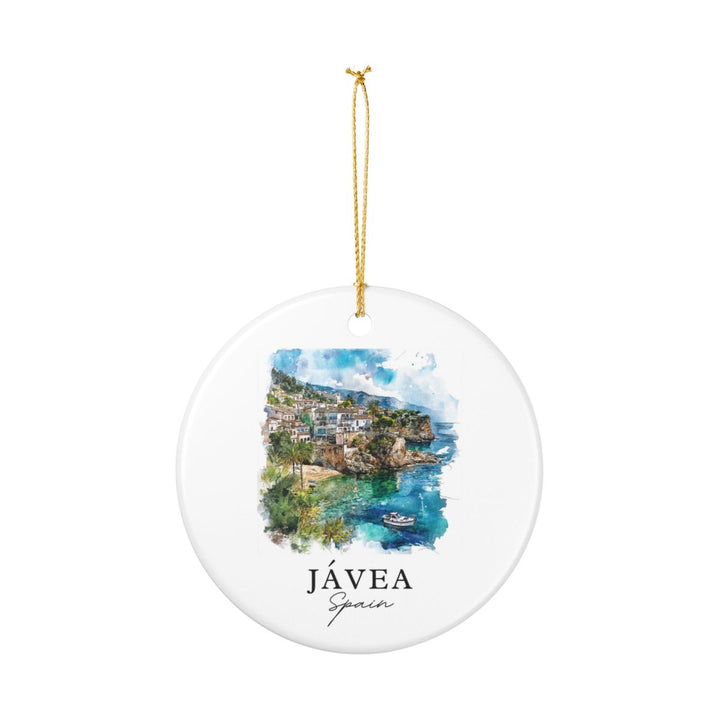 Javea Spain Ornament: Unique Javea Spain Souvenir, Javea Spain Xmas Decor, and Authentic Javea Spain Gift