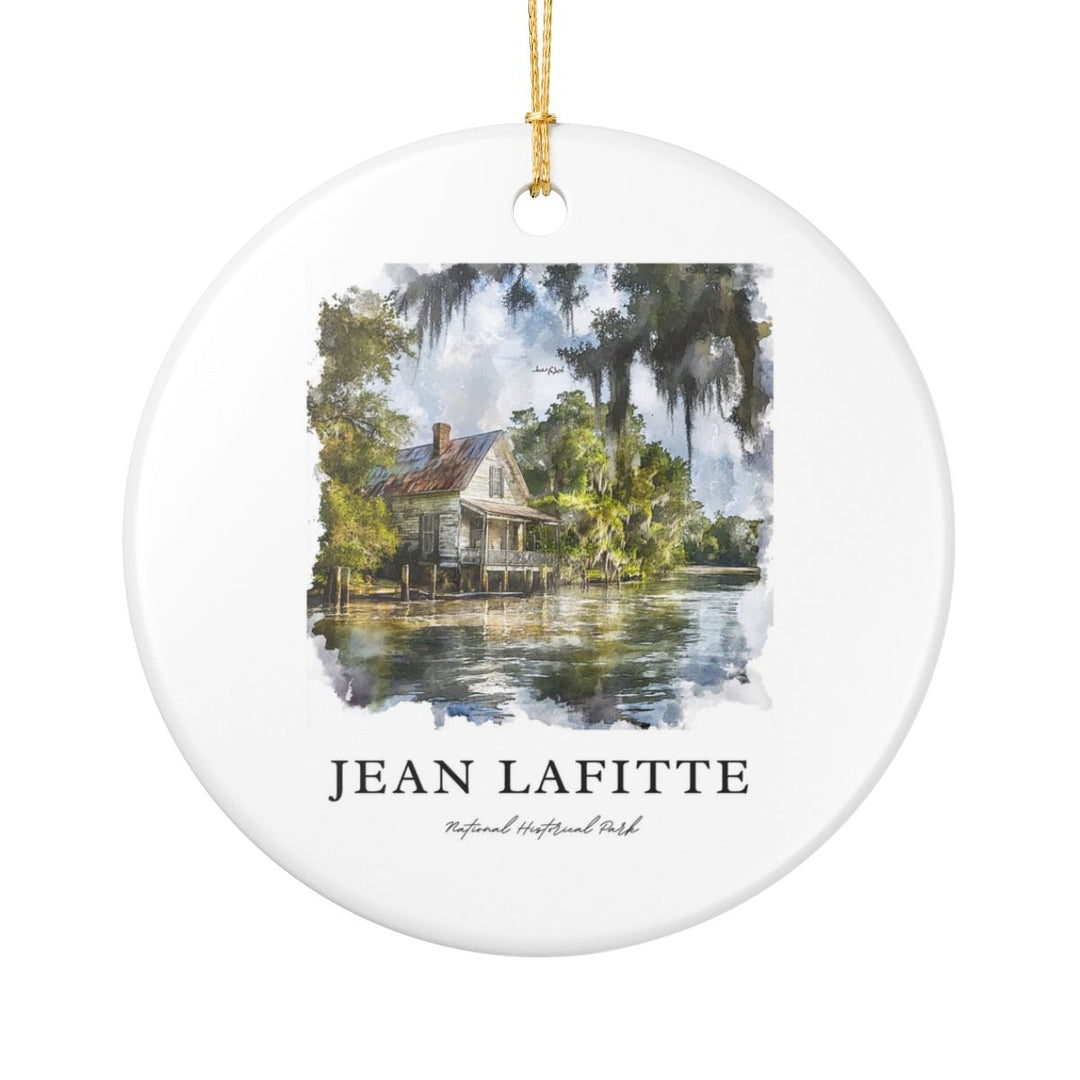 Jean Lafitte National Historical Park Louisiana Ornament: Unique Jean Lafitte National Historical Park Souvenir, Jean Lafitte National Historical Park Louisiana Xmas Decor, and Authentic Jean Lafitte National Historical Park Gift