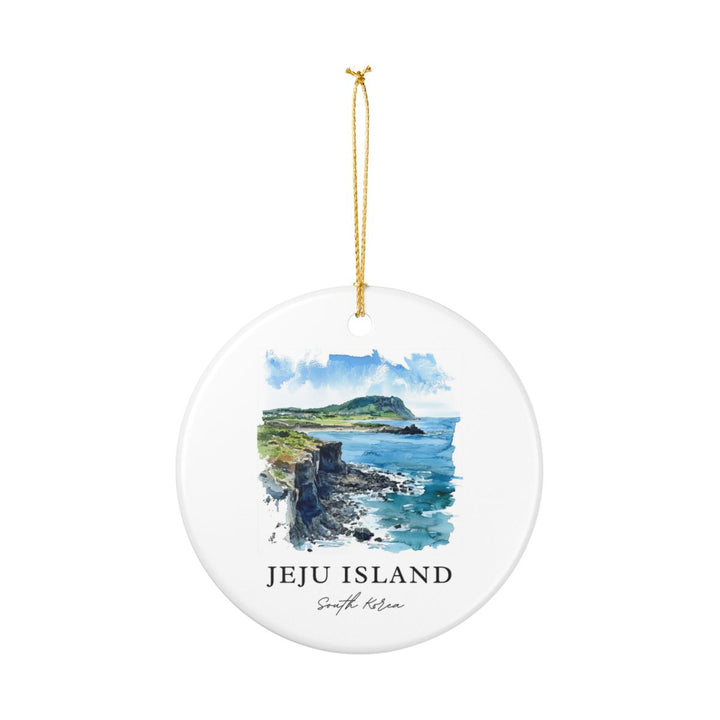 Jeju Island South Korea Ornament: Unique Jeju Island Souvenir, Jeju Island South Korea Xmas Decor, and Authentic Jeju Island Gift