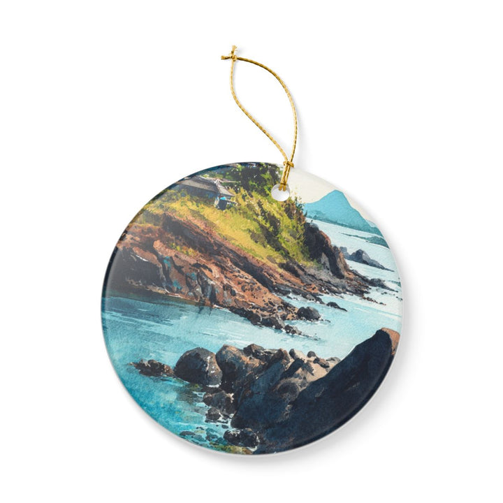 Jeju Island South Korea Ornament: Unique Jeju Island Souvenir, Jeju Island South Korea Xmas Decor, and Authentic Jeju Island Gift