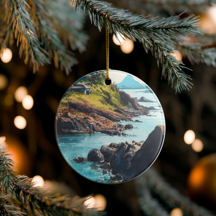 Jeju Island South Korea Ornament: Unique Jeju Island Souvenir, Jeju Island South Korea Xmas Decor, and Authentic Jeju Island Gift