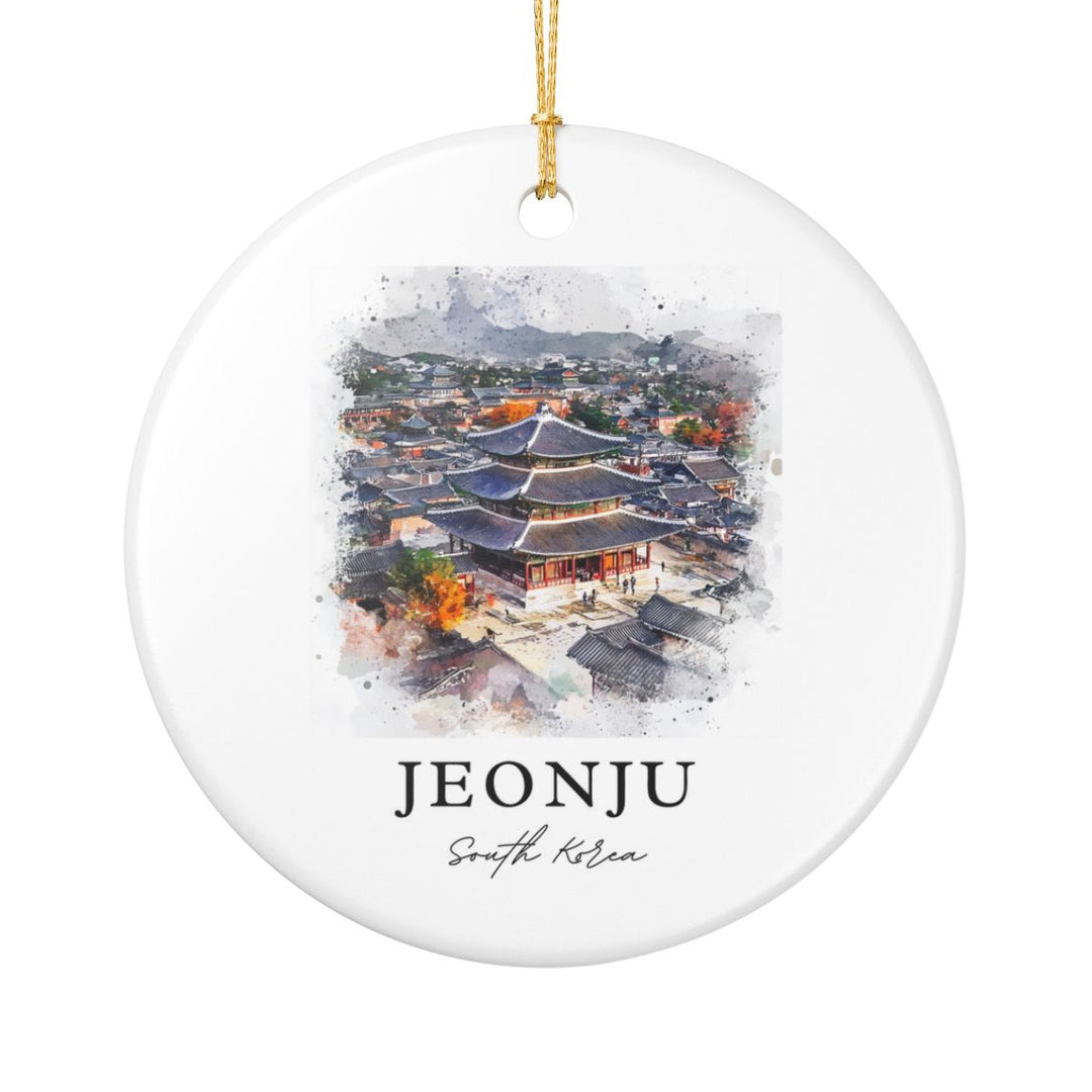 Jeonju South Korea Ornament: Unique Jeonju Souvenir, Jeonju South Korea Xmas Decor, and Authentic Jeonju Gift