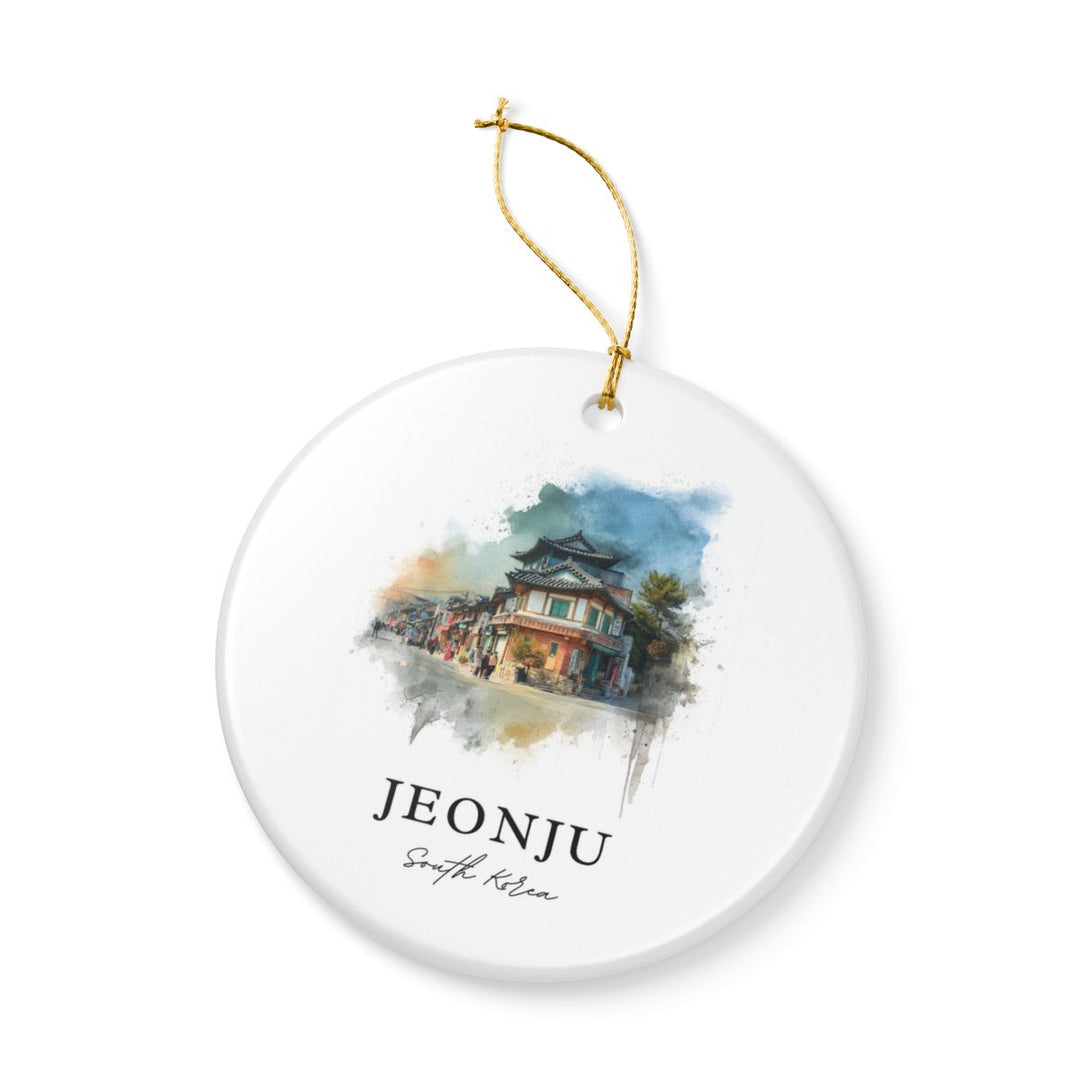 Jeonju South Korea Ornament: Unique Jeonju Souvenir, Jeonju South Korea Xmas Decor, and Authentic Jeonju Gift