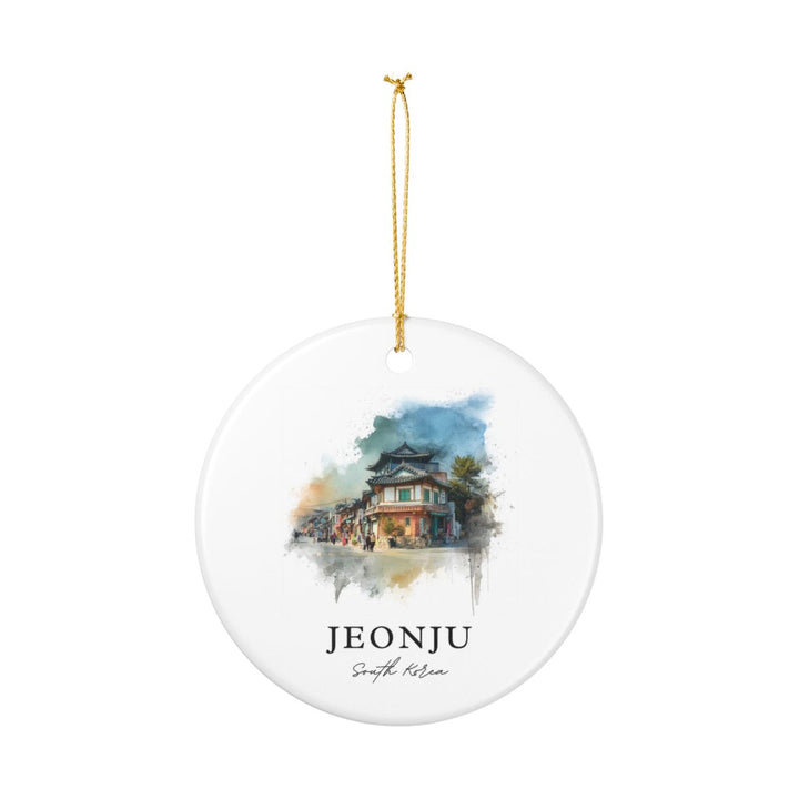 Jeonju South Korea Ornament: Unique Jeonju Souvenir, Jeonju South Korea Xmas Decor, and Authentic Jeonju Gift