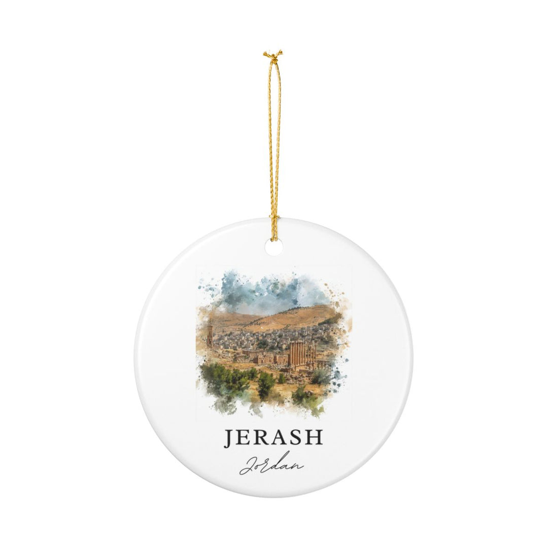 Jerash Jordan Ornament: Unique Jerash Jordan Souvenir, Jerash Jordan Xmas Decor, and Authentic Jerash Jordan Gift
