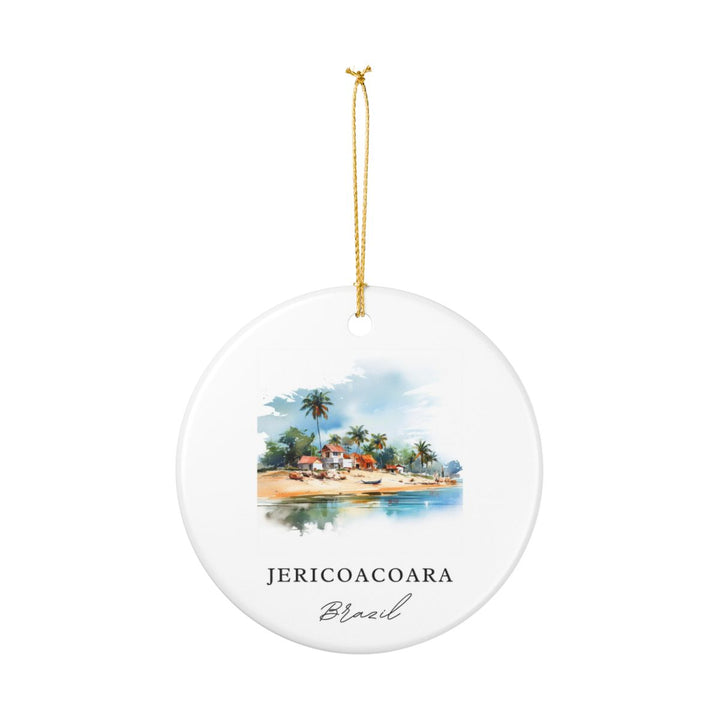 Jericoacoara Brazil Ornament: Unique Jericoacoara Souvenir, Jericoacoara Brazil Xmas Decor, and Authentic Jericoacoara Gift