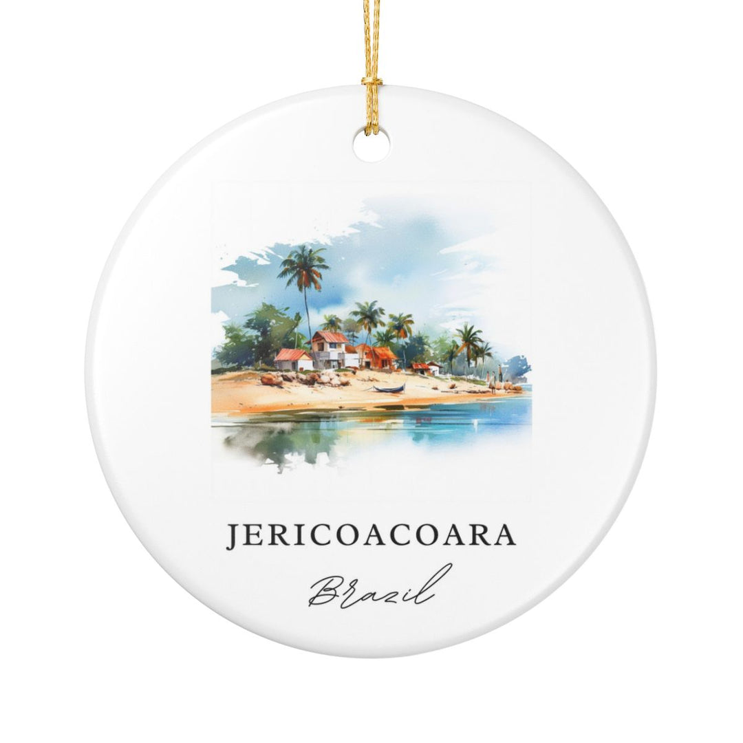Jericoacoara Brazil Ornament: Unique Jericoacoara Souvenir, Jericoacoara Brazil Xmas Decor, and Authentic Jericoacoara Gift