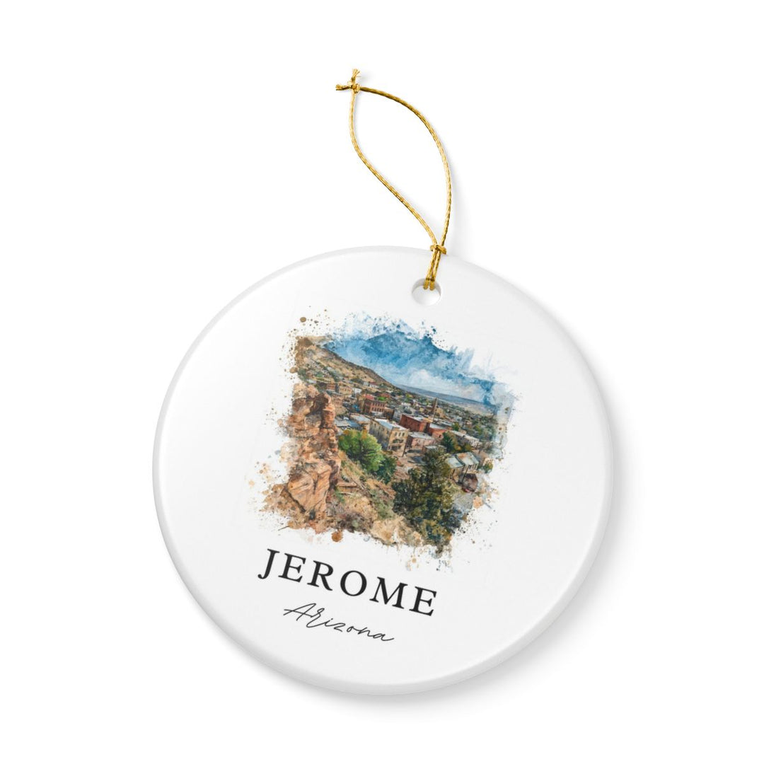 Jerome Arizona Ornament: Unique Jerome Arizona Souvenir, Jerome Arizona Xmas Decor, and Authentic Jerome Arizona Gift