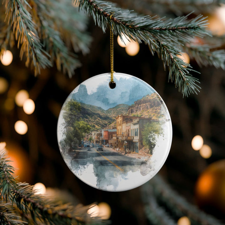 Jerome Arizona Ornament: Unique Jerome Arizona Souvenir, Jerome Arizona Xmas Decor, and Authentic Jerome Arizona Gift
