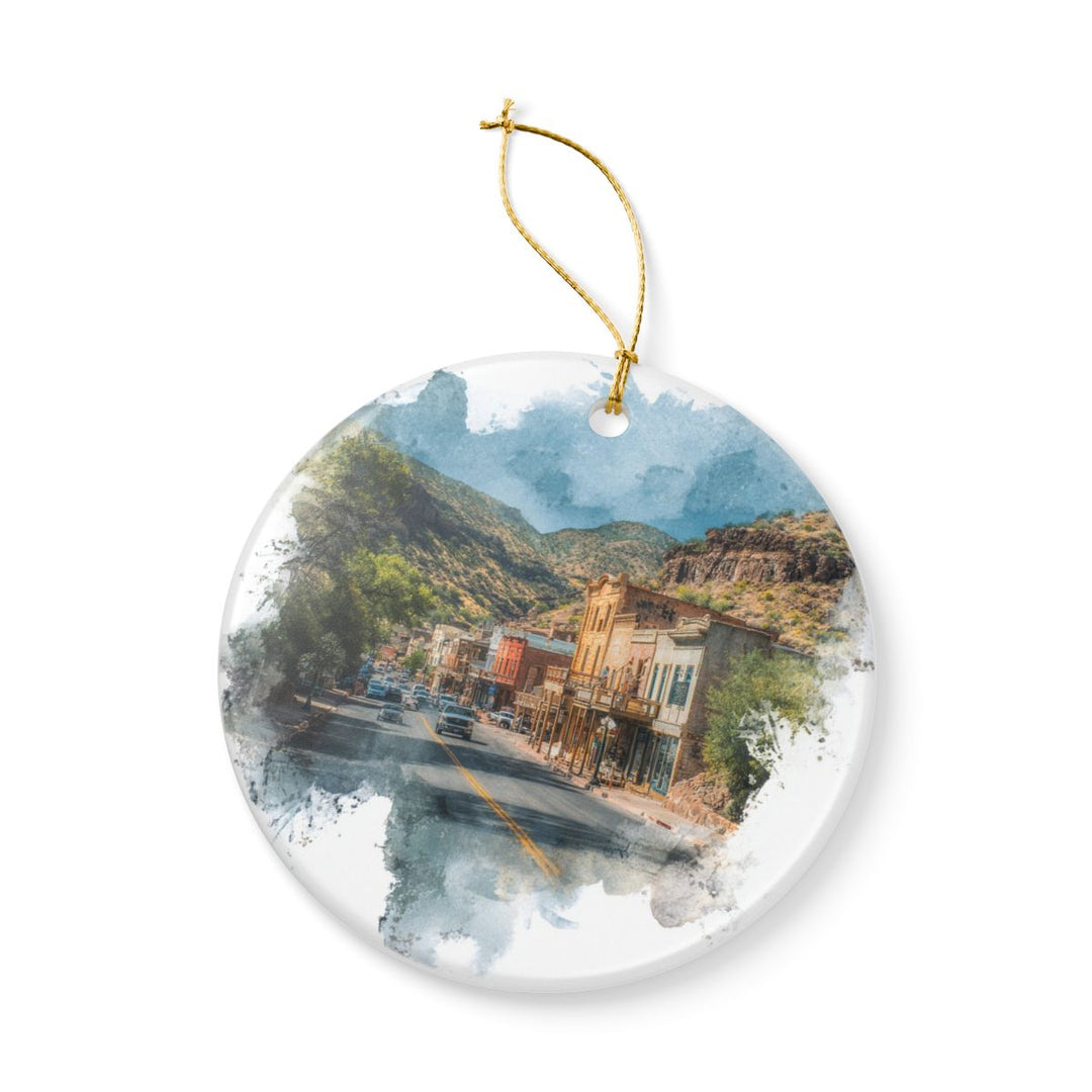 Jerome Arizona Ornament: Unique Jerome Arizona Souvenir, Jerome Arizona Xmas Decor, and Authentic Jerome Arizona Gift