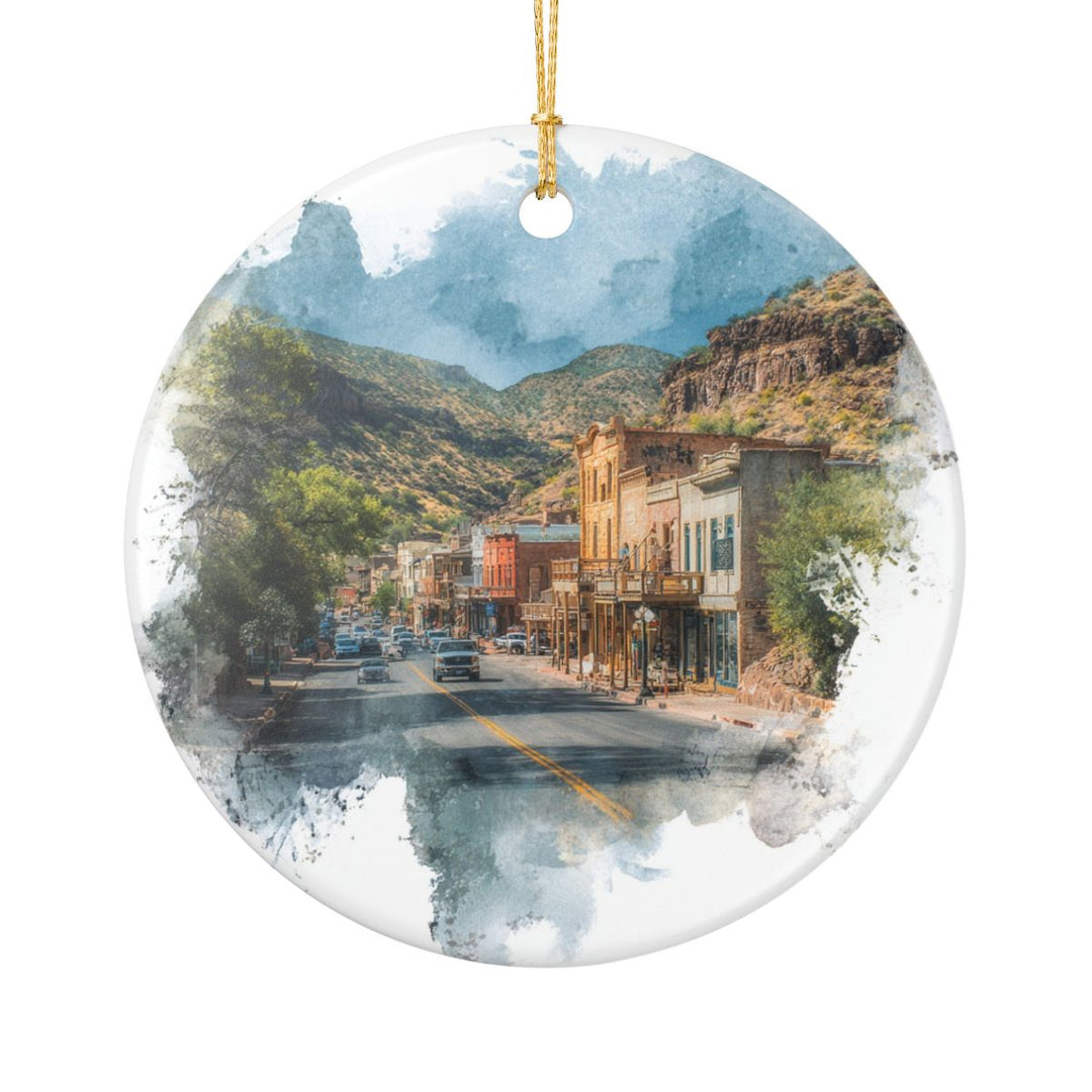 Jerome Arizona Ornament: Unique Jerome Arizona Souvenir, Jerome Arizona Xmas Decor, and Authentic Jerome Arizona Gift