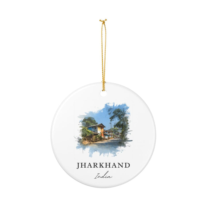 Jharkhand India Ornament: Unique Jharkhand Souvenir, Jharkhand India Xmas Decor, and Authentic Jharkhand Gift
