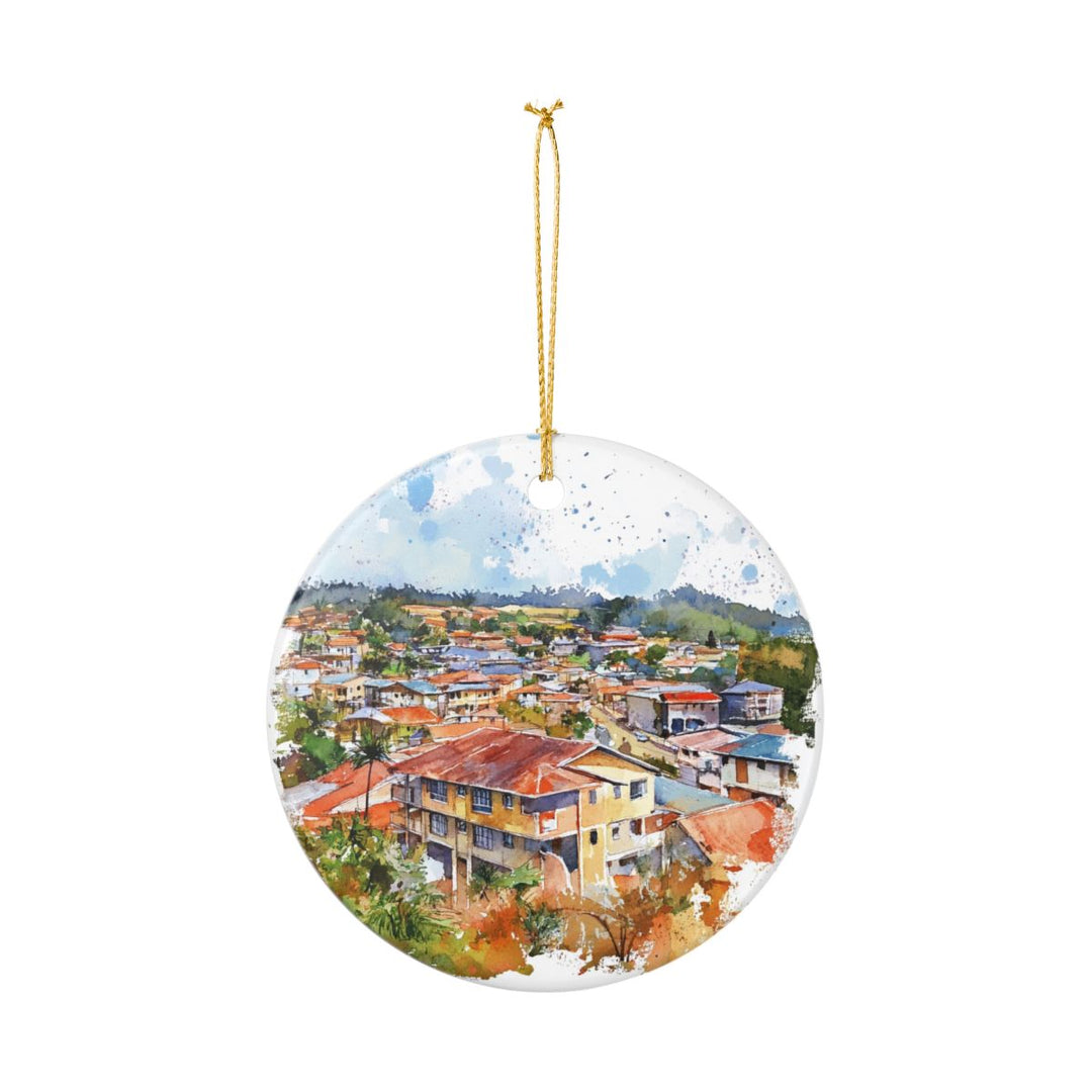 Jinja Uganda Ornament: Unique Jinja Uganda Souvenir, Jinja Uganda Xmas Decor, and Authentic Jinja Uganda Gift