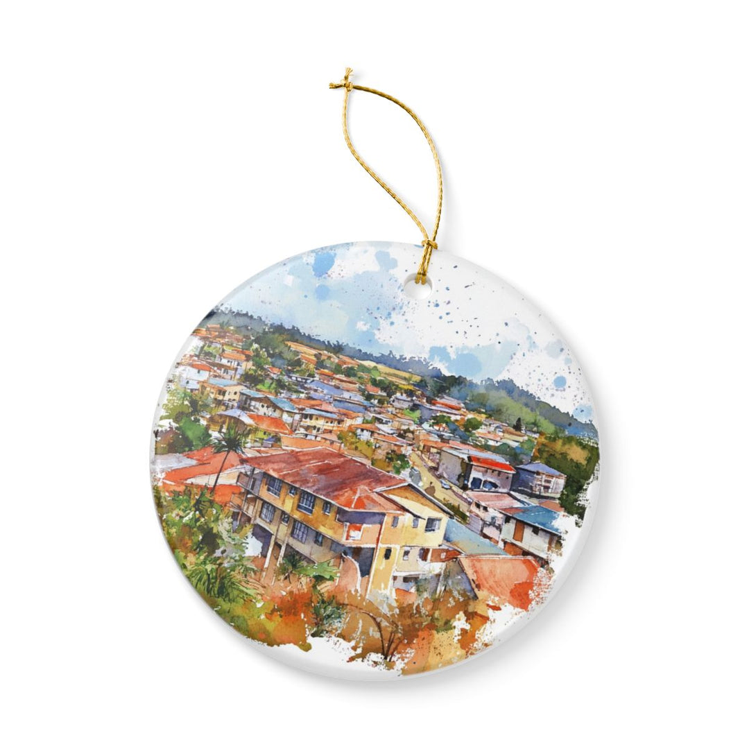 Jinja Uganda Ornament: Unique Jinja Uganda Souvenir, Jinja Uganda Xmas Decor, and Authentic Jinja Uganda Gift