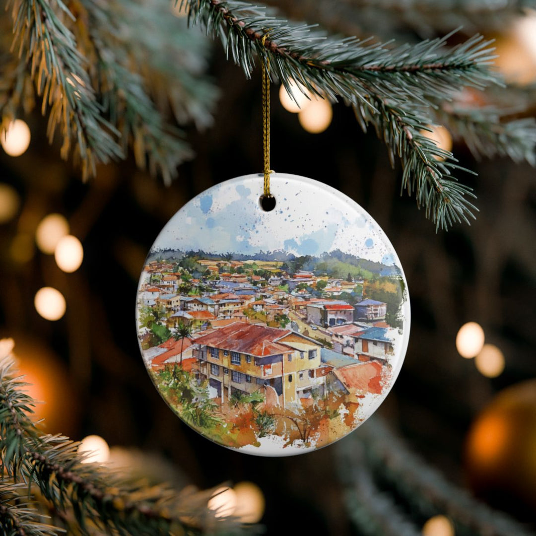Jinja Uganda Ornament: Unique Jinja Uganda Souvenir, Jinja Uganda Xmas Decor, and Authentic Jinja Uganda Gift