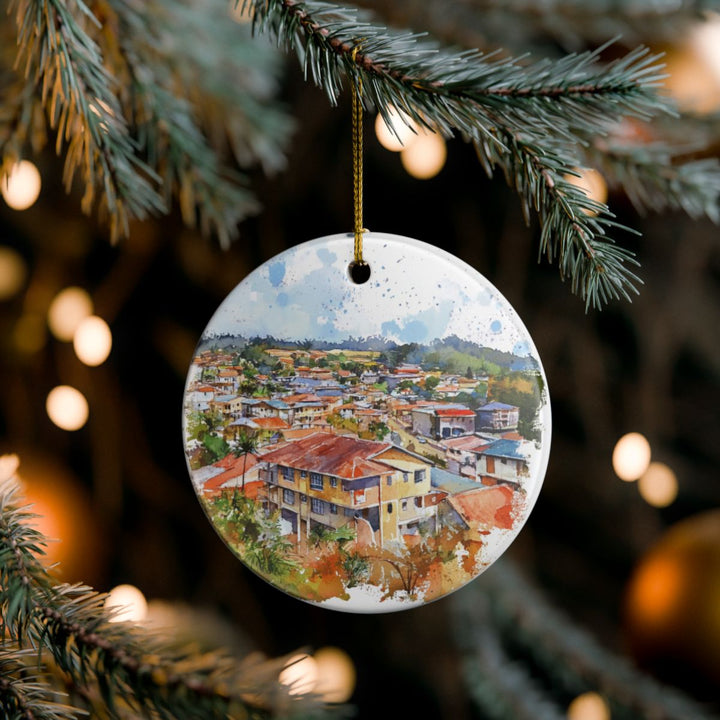 Jinja Uganda Ornament: Unique Jinja Uganda Souvenir, Jinja Uganda Xmas Decor, and Authentic Jinja Uganda Gift