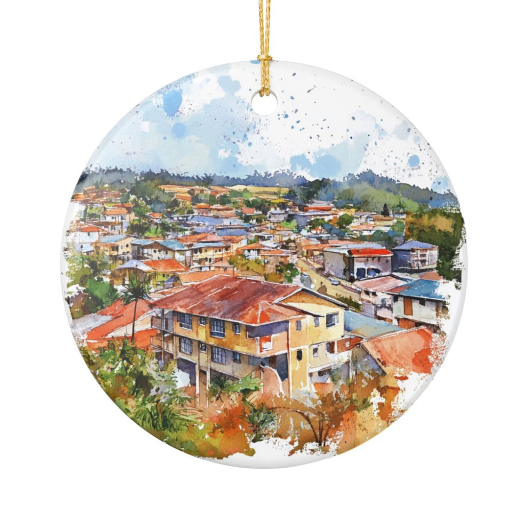 Jinja Uganda Ornament: Unique Jinja Uganda Souvenir, Jinja Uganda Xmas Decor, and Authentic Jinja Uganda Gift