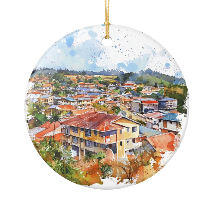 Jinja Uganda Ornament: Unique Jinja Uganda Souvenir, Jinja Uganda Xmas Decor, and Authentic Jinja Uganda Gift