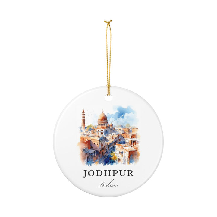 Jodhpur India Ornament: Unique Jodhpur Souvenir, Jodhpur India Xmas Decor, and Authentic Jodhpur Gift