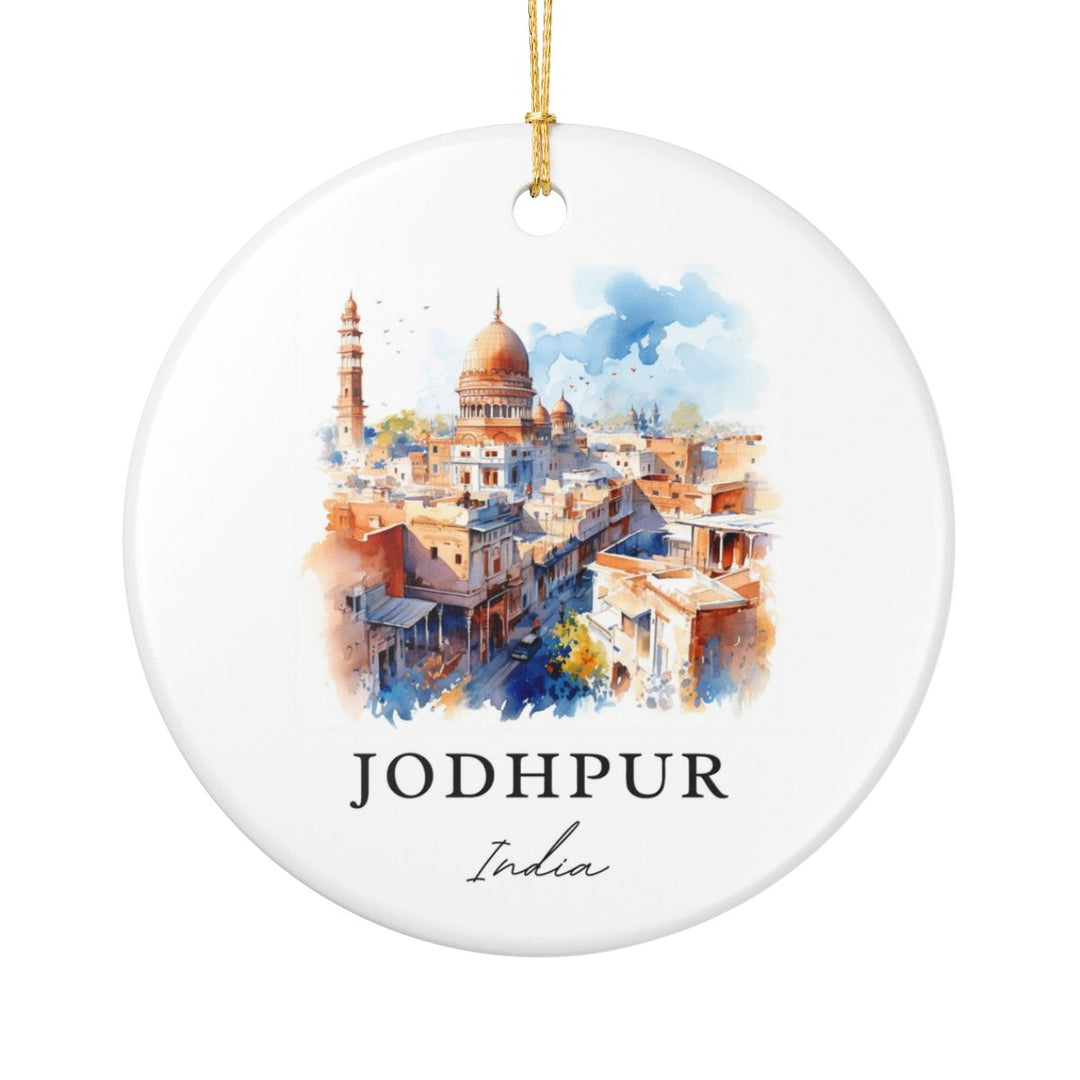 Jodhpur India Ornament: Unique Jodhpur Souvenir, Jodhpur India Xmas Decor, and Authentic Jodhpur Gift