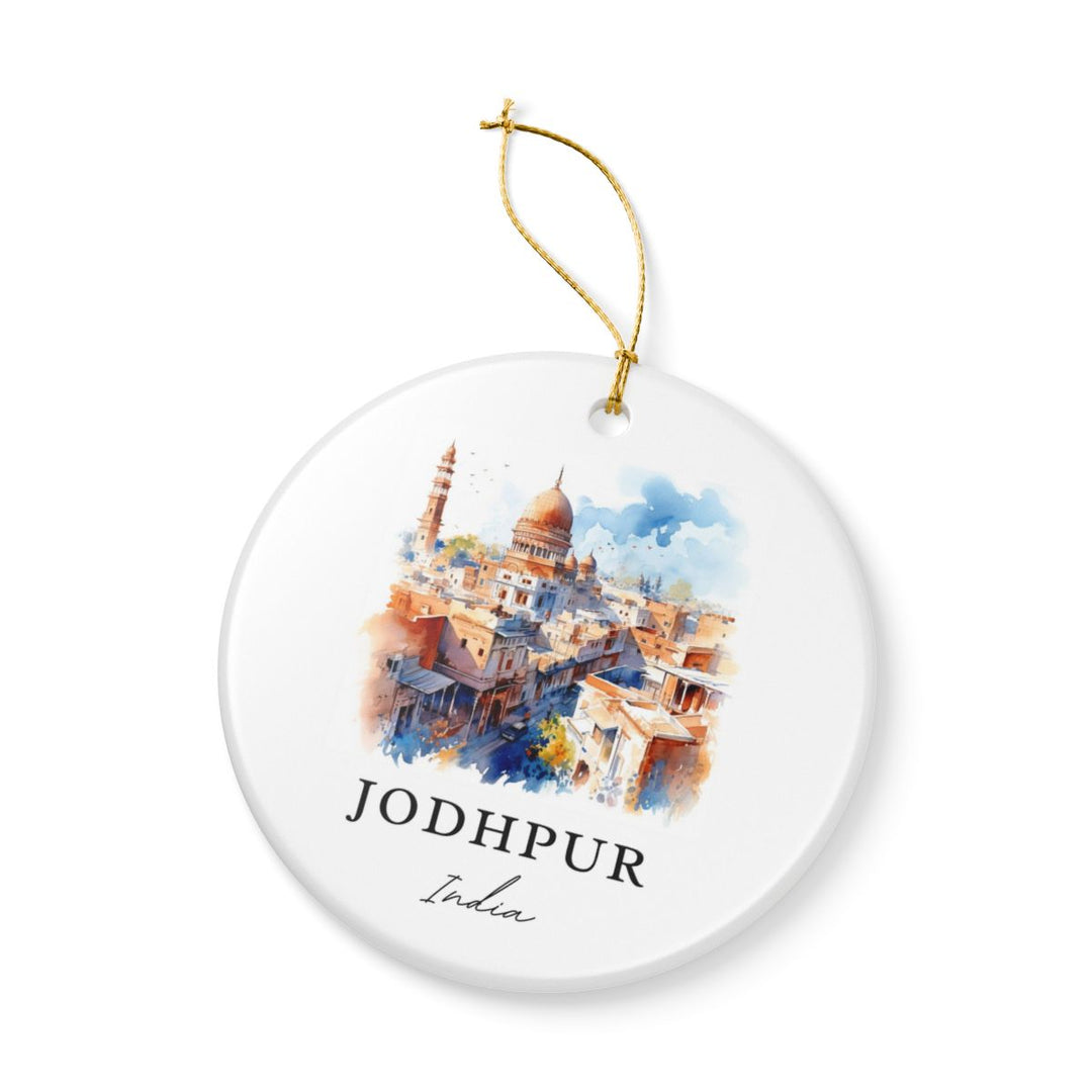 Jodhpur India Ornament: Unique Jodhpur Souvenir, Jodhpur India Xmas Decor, and Authentic Jodhpur Gift