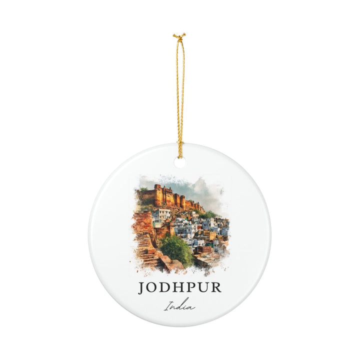 Jodhpur India Ornament: Unique Jodhpur Souvenir, Jodhpur India Xmas Decor, and Authentic Jodhpur Gift