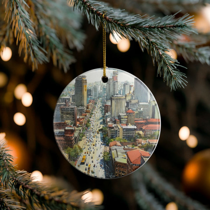 Johannesburg South Africa Ornament: Unique Johannesburg Souvenir, Johannesburg South Africa Xmas Decor, and Authentic Johannesburg Gift