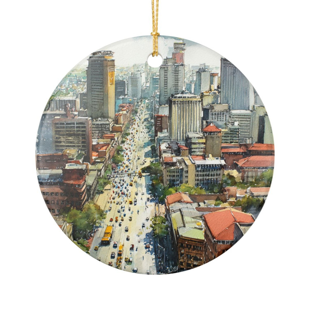 Johannesburg South Africa Ornament: Unique Johannesburg Souvenir, Johannesburg South Africa Xmas Decor, and Authentic Johannesburg Gift