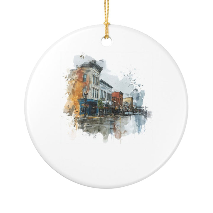 Joliet Illinois Ornament: Unique Joliet Souvenir, Joliet Illinois Xmas Decor, and Authentic Joliet Gift