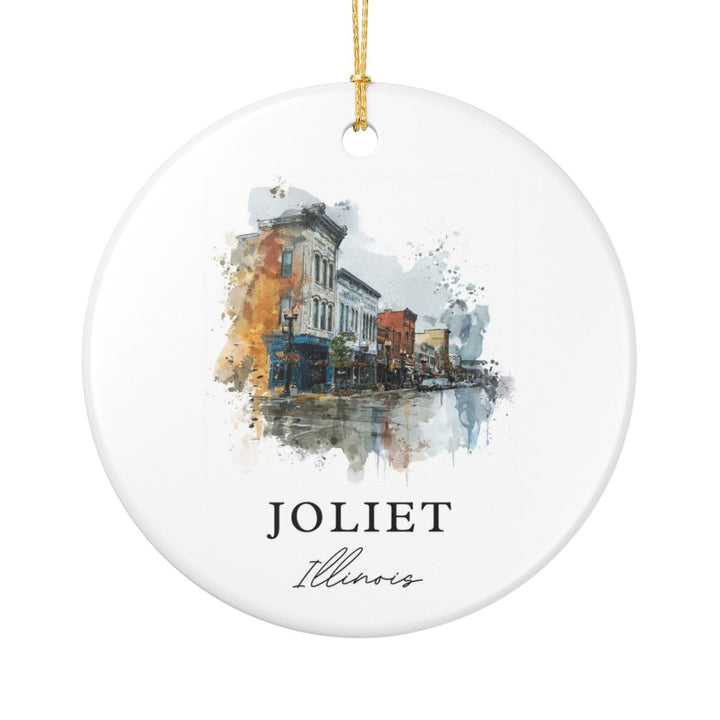 Joliet Illinois Ornament | Christmas Travel Souvenir Gift