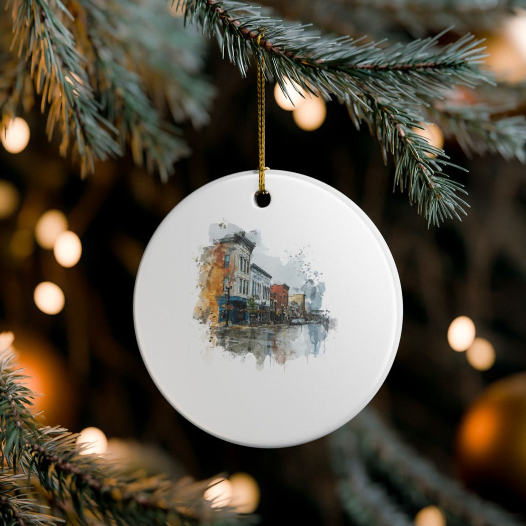 Joliet Illinois Ornament: Unique Joliet Souvenir, Joliet Illinois Xmas Decor, and Authentic Joliet Gift