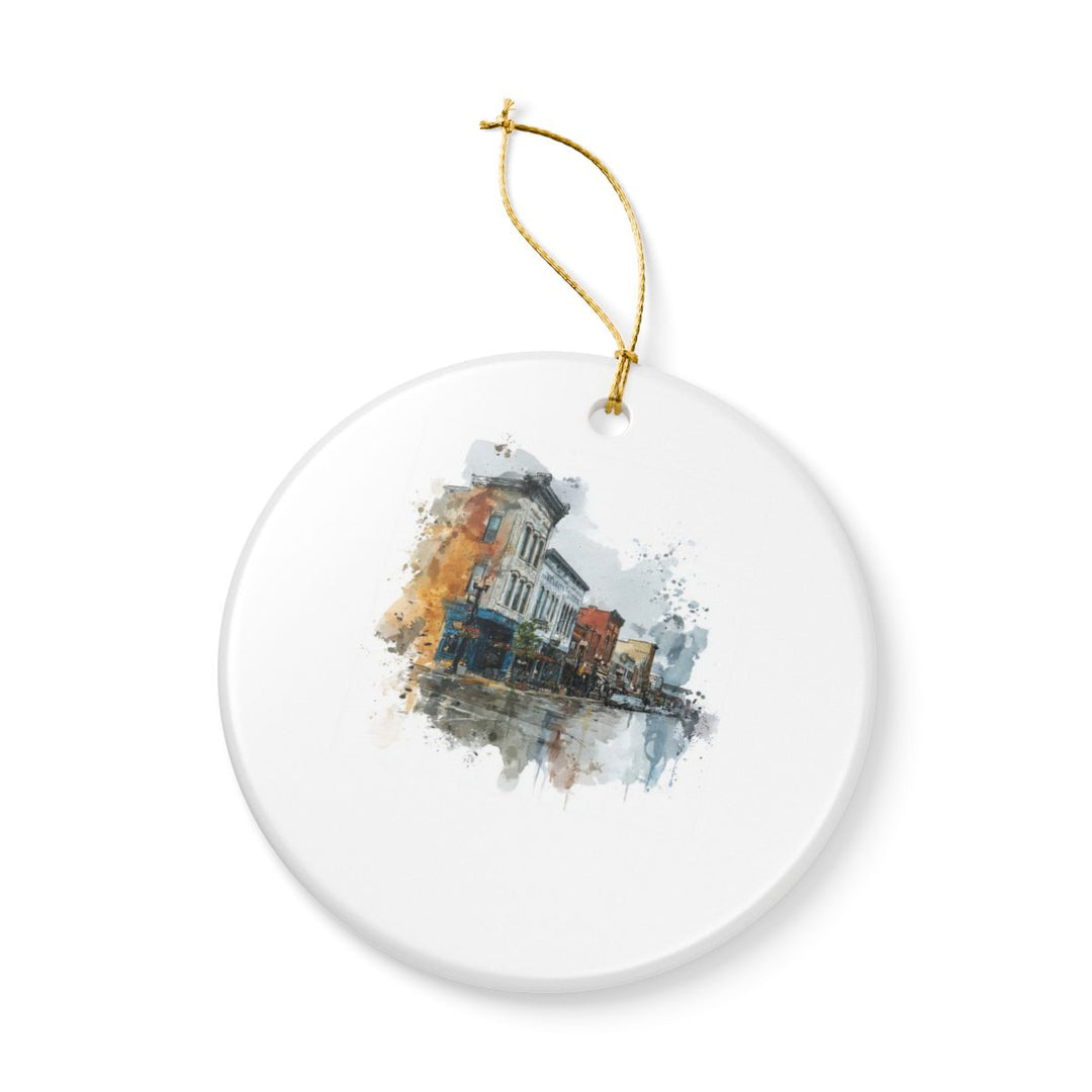 Joliet Illinois Ornament: Unique Joliet Souvenir, Joliet Illinois Xmas Decor, and Authentic Joliet Gift